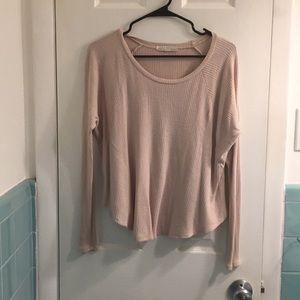 Joah Brown ribbed long sleeve top